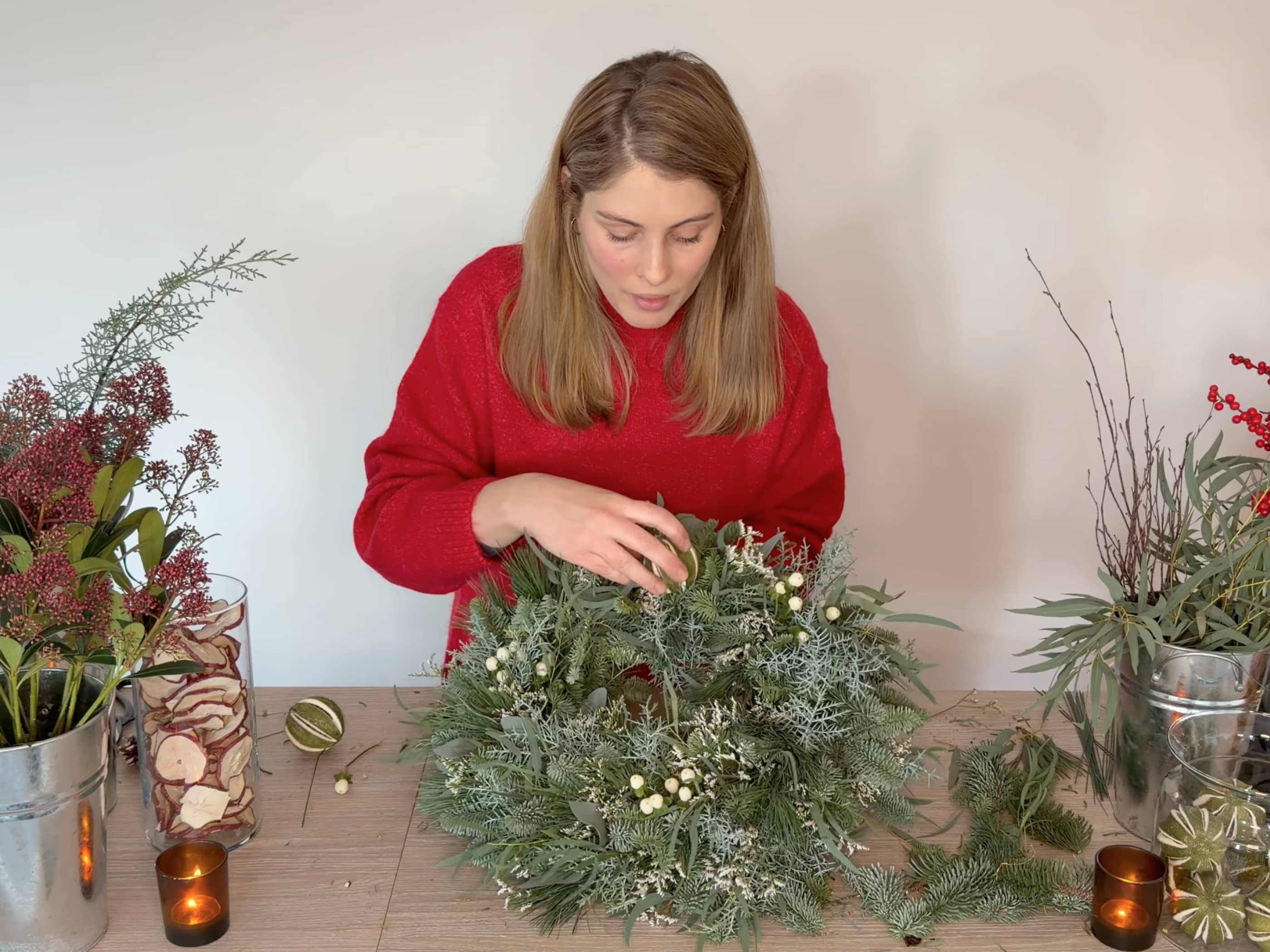 Making Your Own DIY Fresh Christmas Wreath | A Step-by-Step Guide