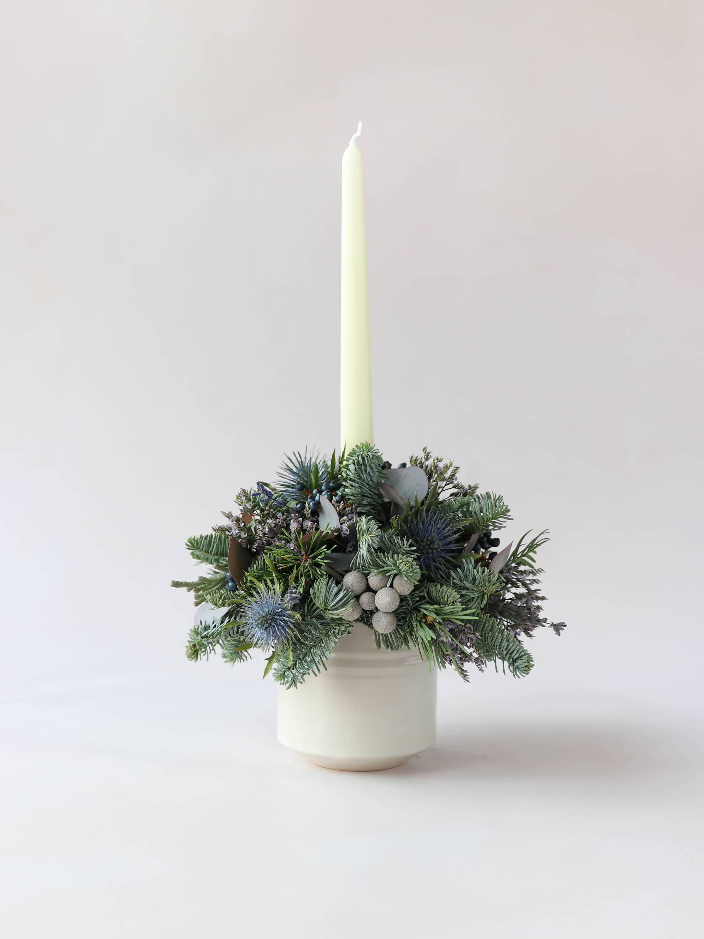 Christmas Candle Arrangement - 'Blue Christmas'