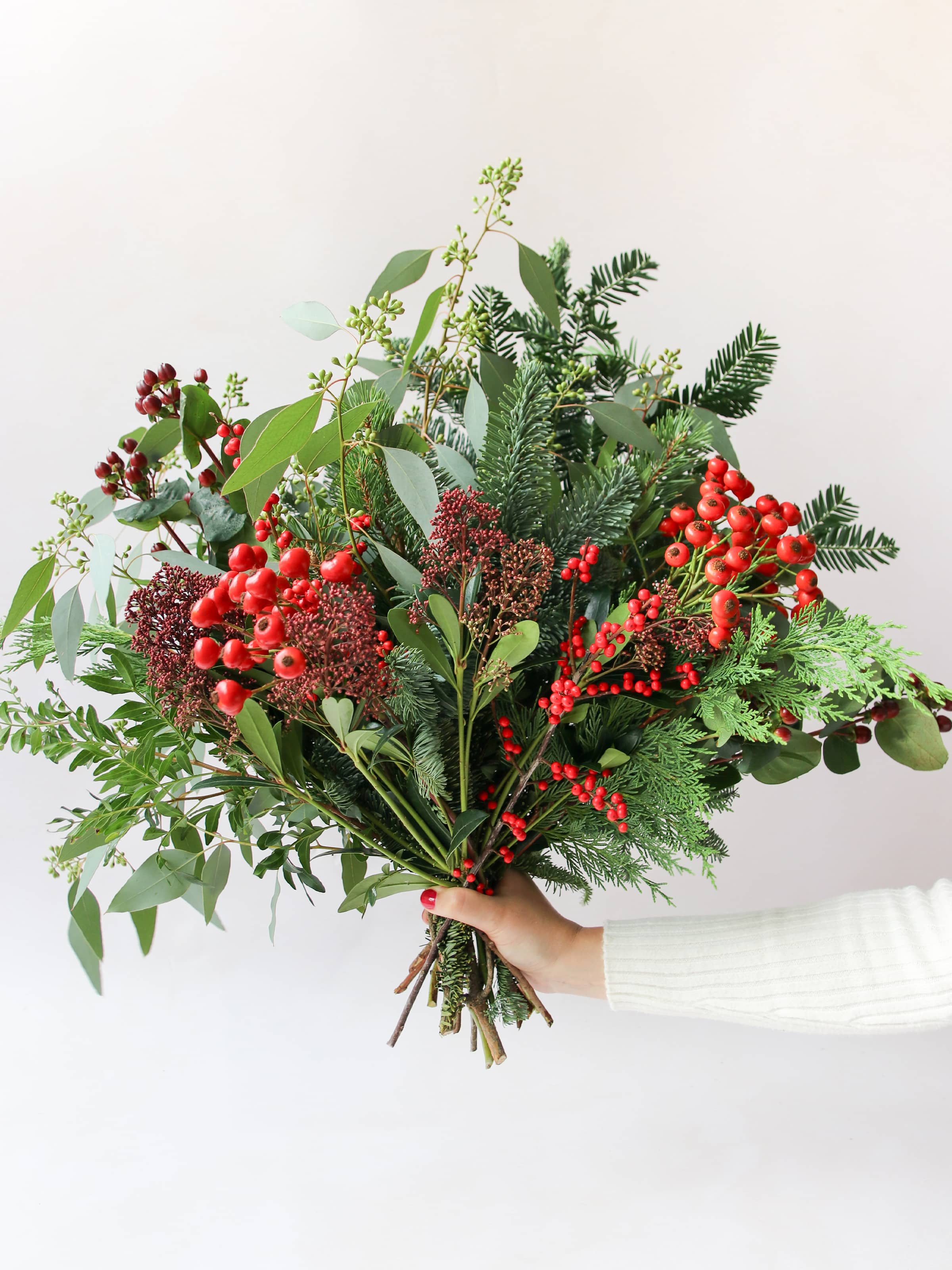 Merry Berry Wreath Foliage Mix