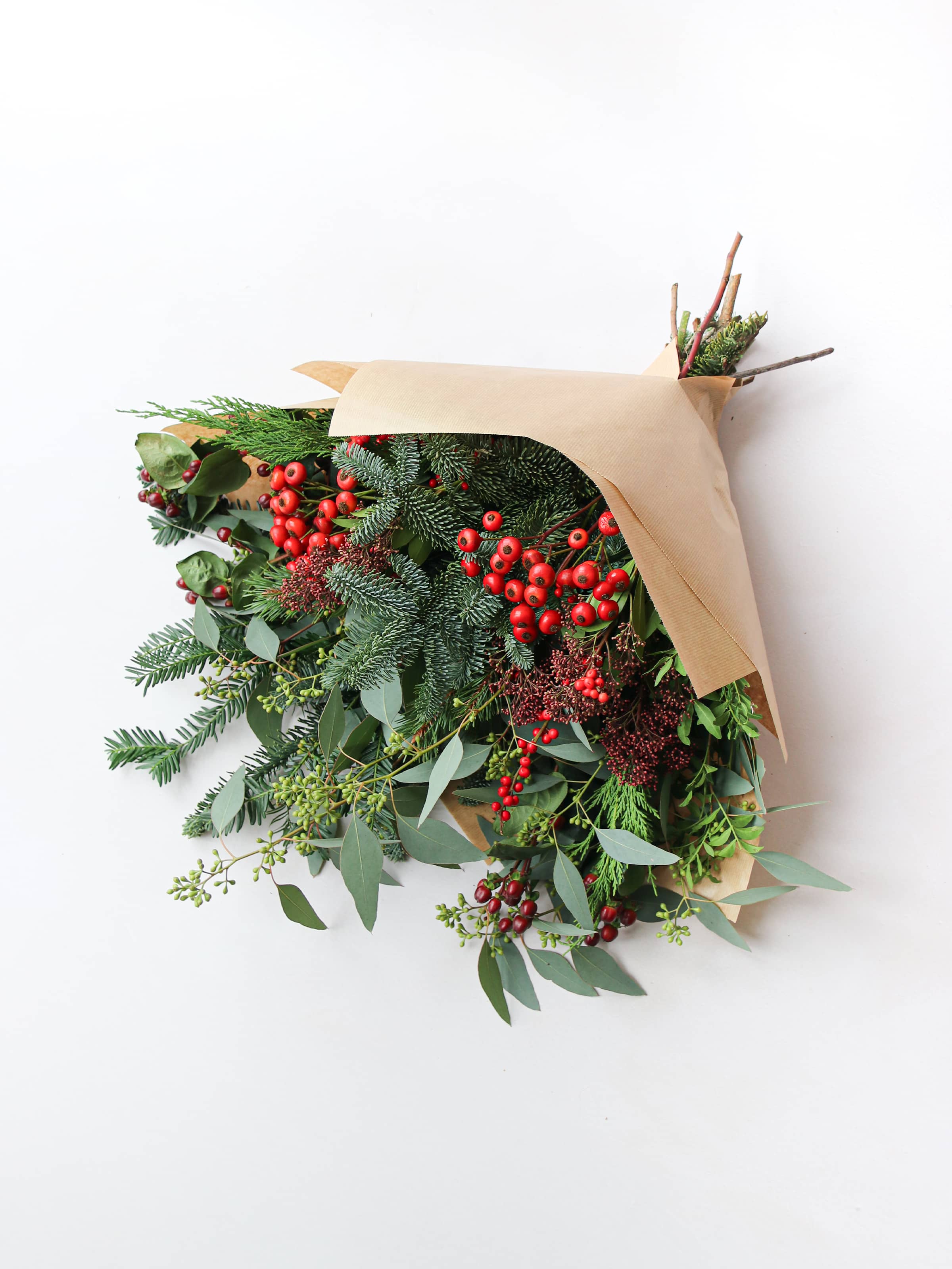Merry Berry Wreath Foliage Mix