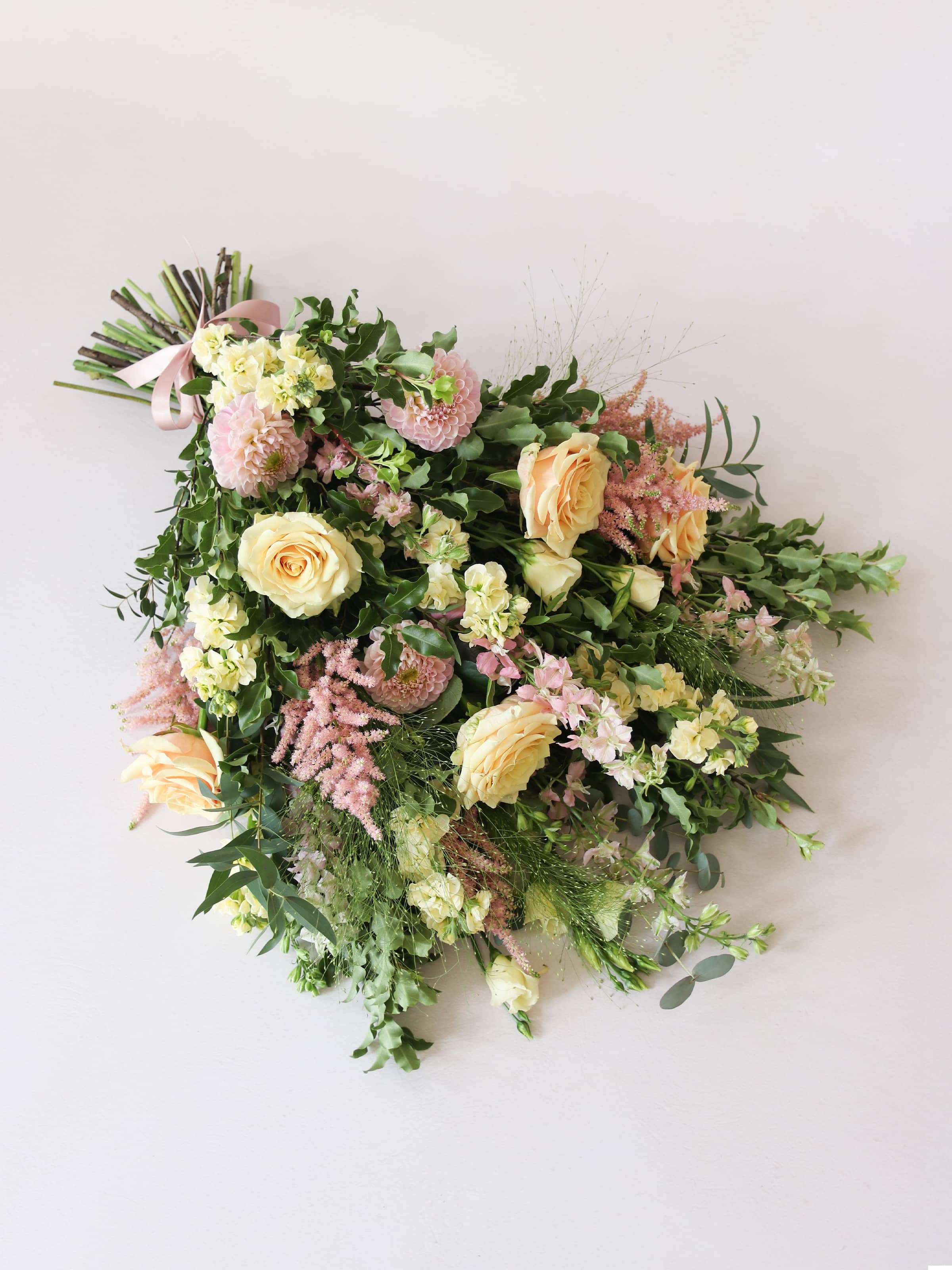 Pastel Tied Funeral Sheaf