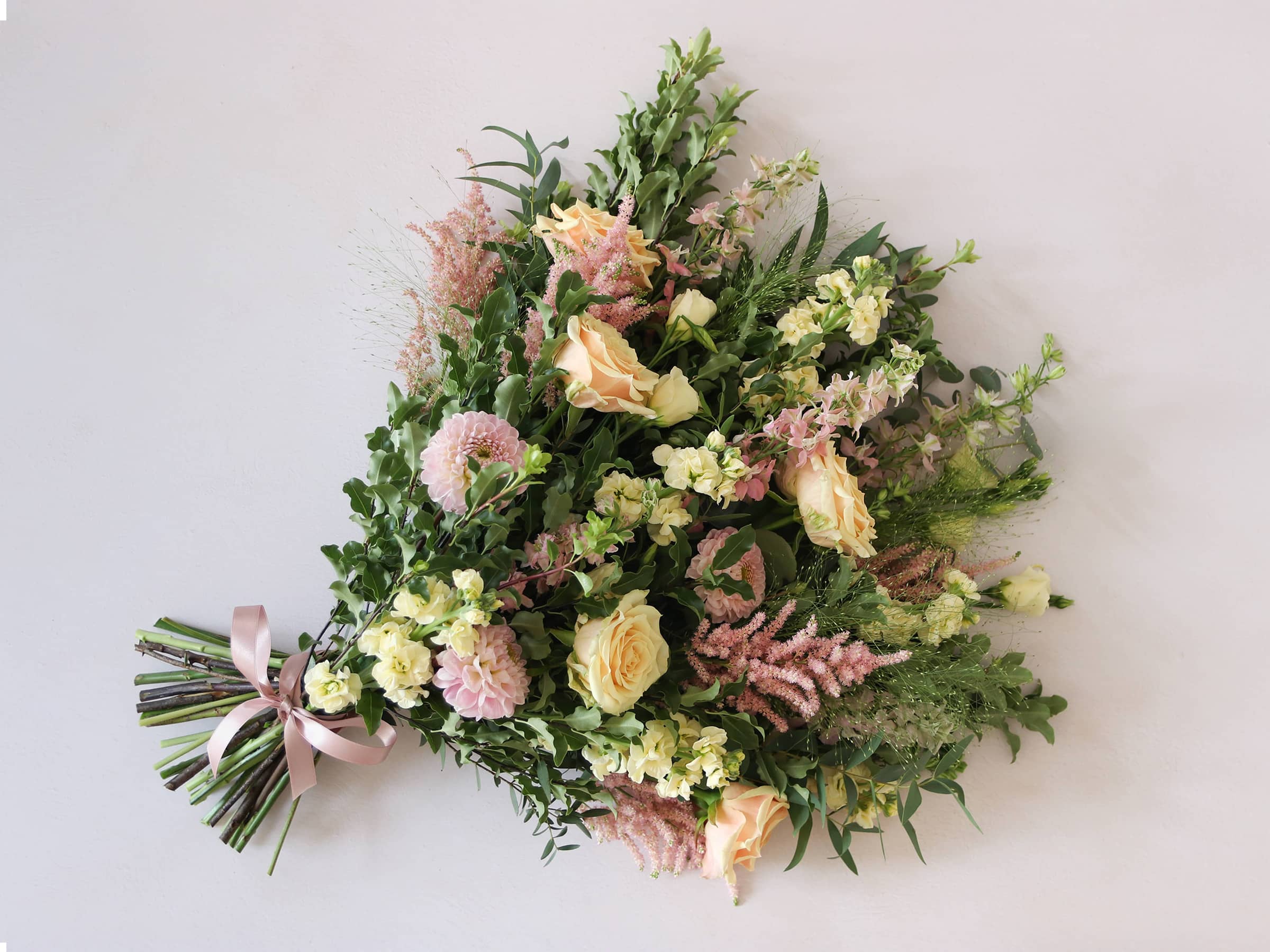 Pastel Tied Funeral Sheaf
