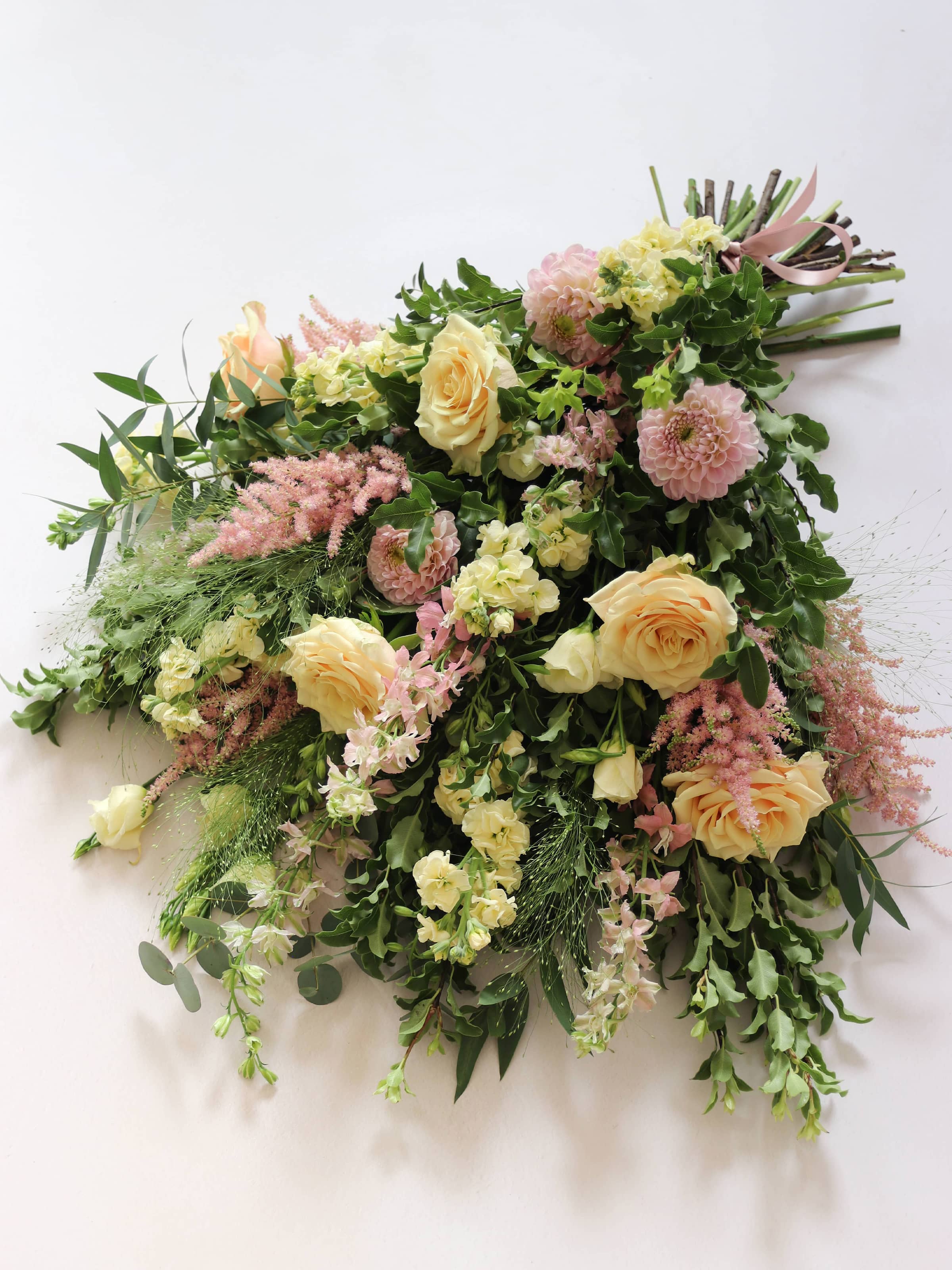 Pastel Tied Funeral Sheaf
