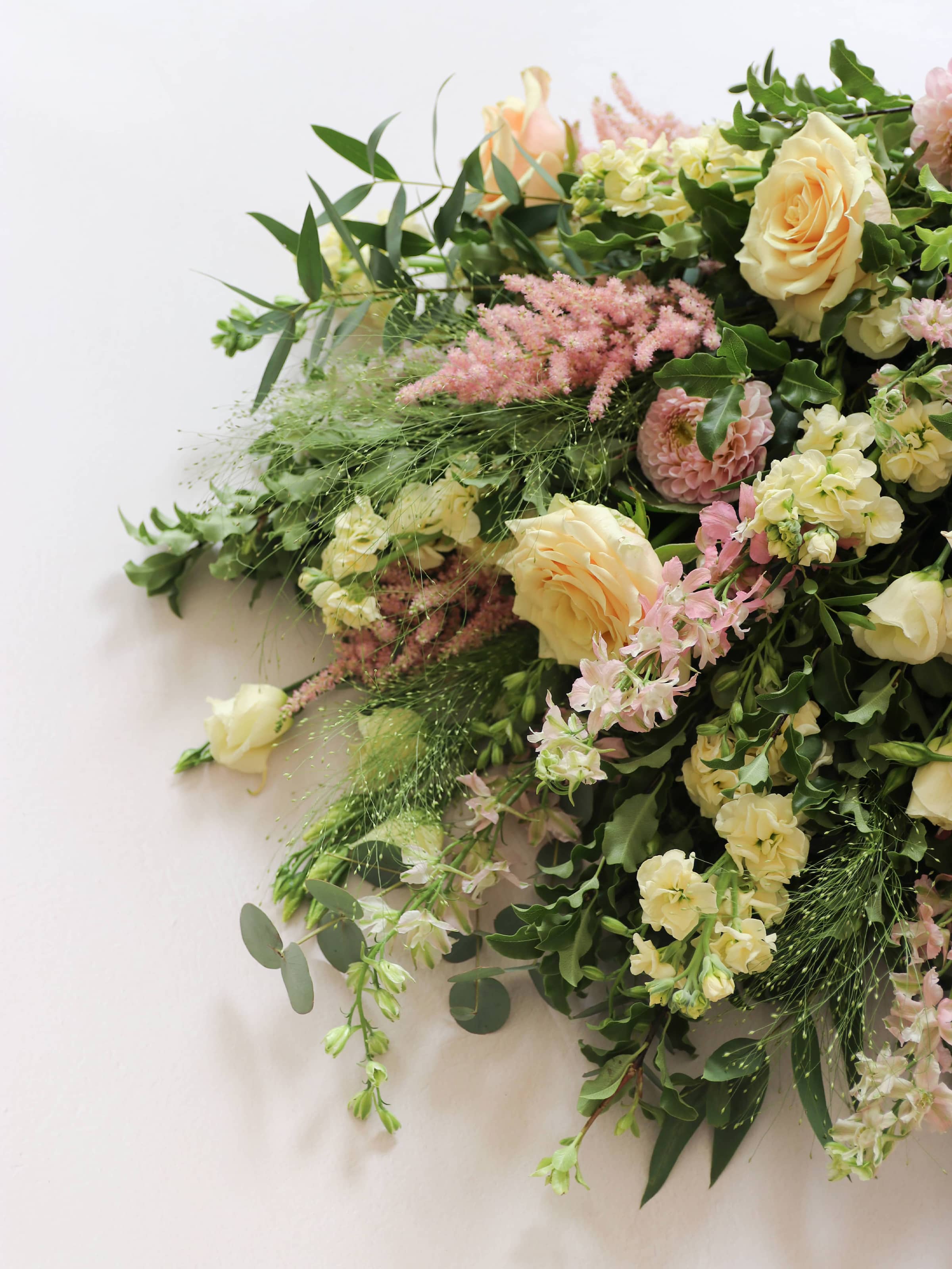 Pastel Tied Funeral Sheaf