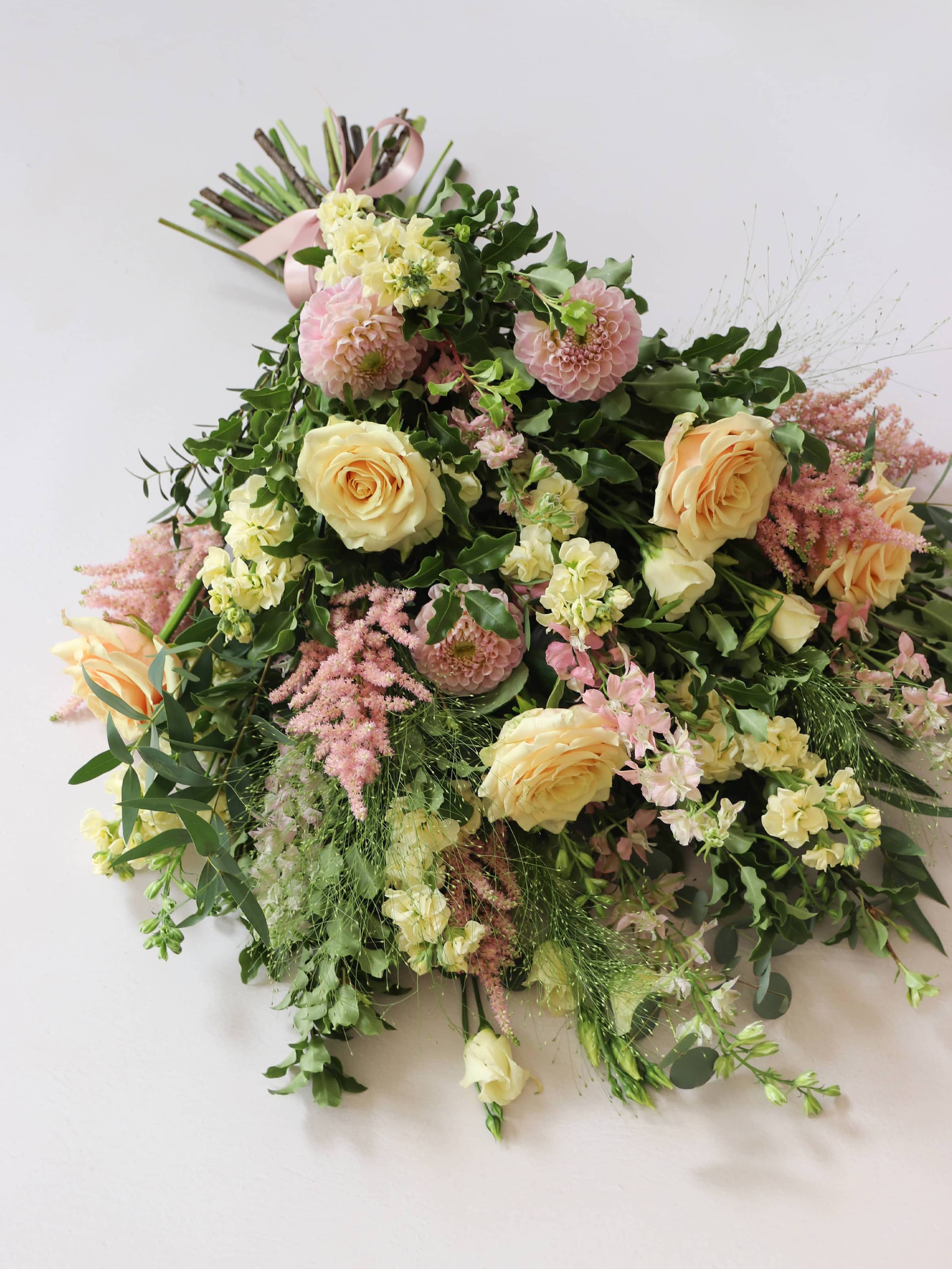 Pastel Tied Funeral Sheaf