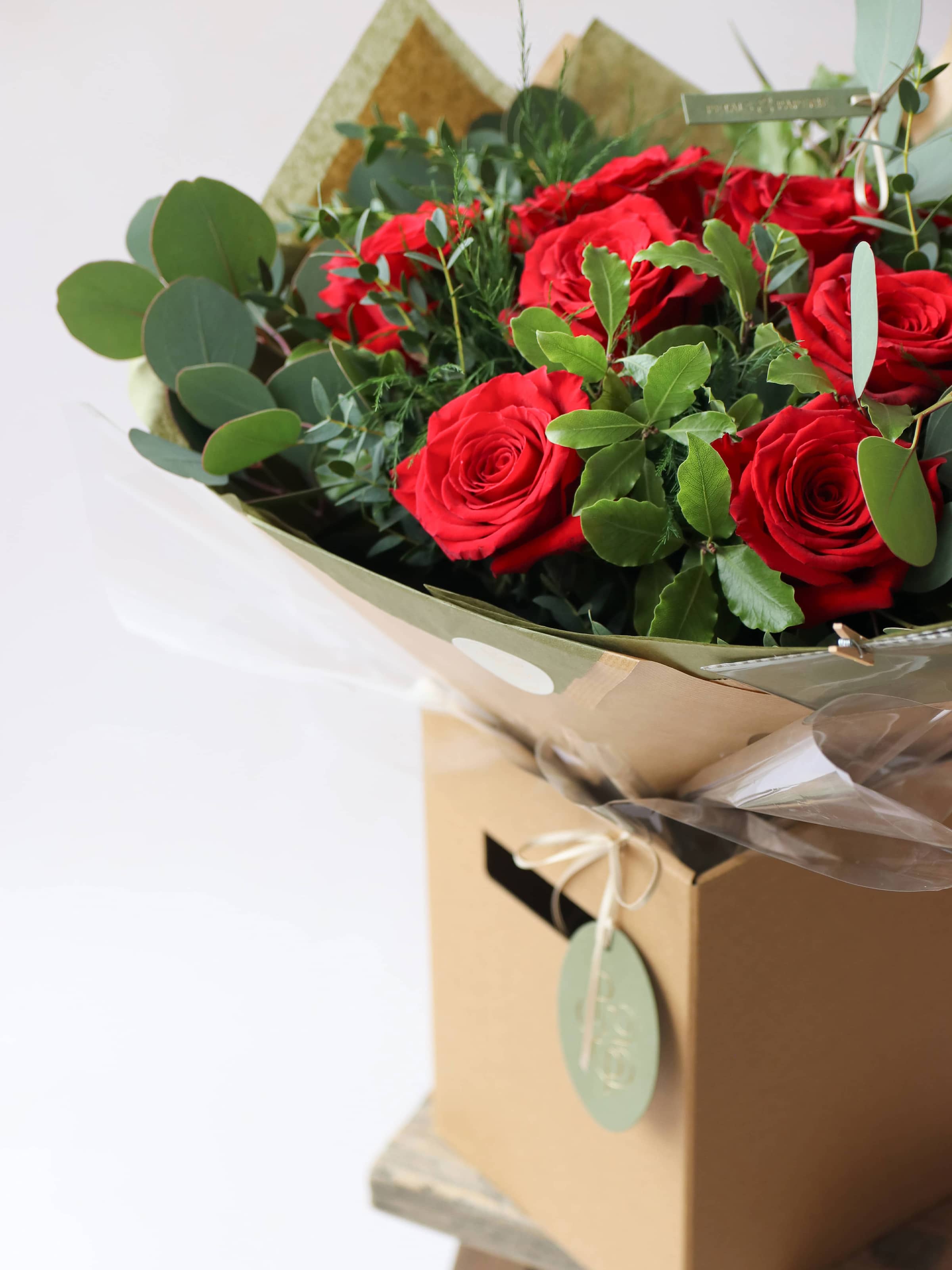 Valentine's Day Luxury Red Rose Bouquet