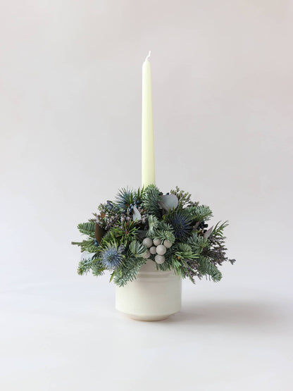 Christmas Candle Arrangement - 'Blue Christmas'