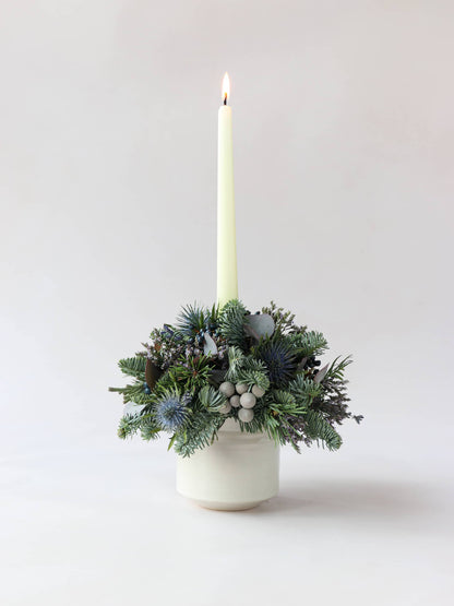 Christmas Candle Arrangement - 'Blue Christmas'