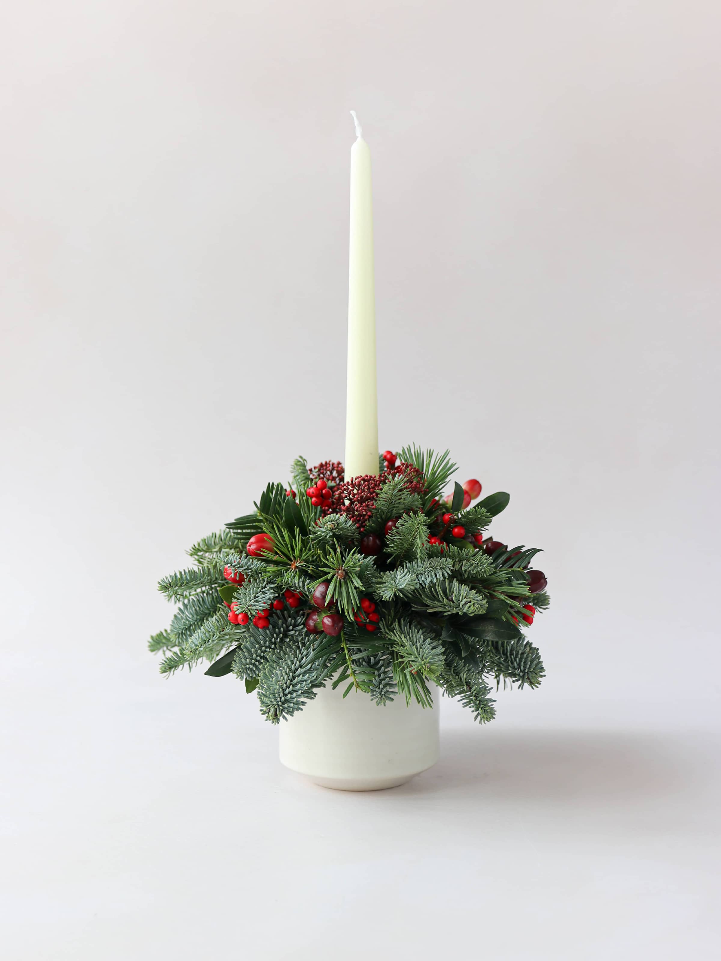 Christmas Candle Arrangement - 'Merry Berry'