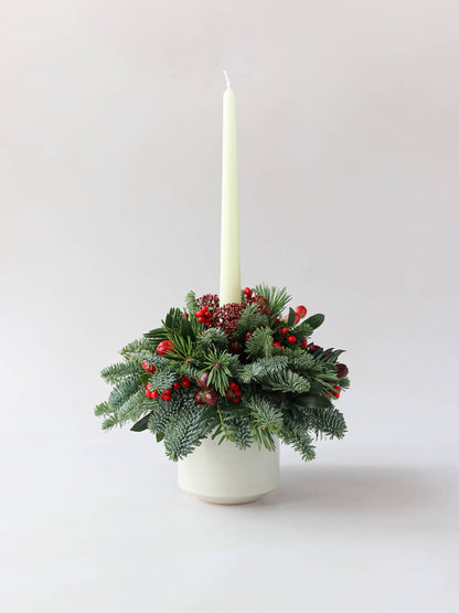 Christmas Candle Arrangement - 'Merry Berry'