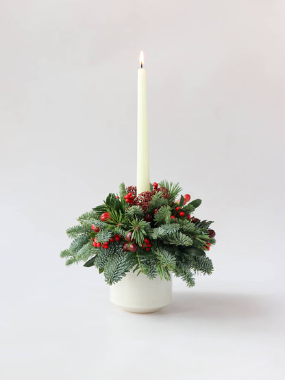 Christmas Candle Arrangement - 'Merry Berry'