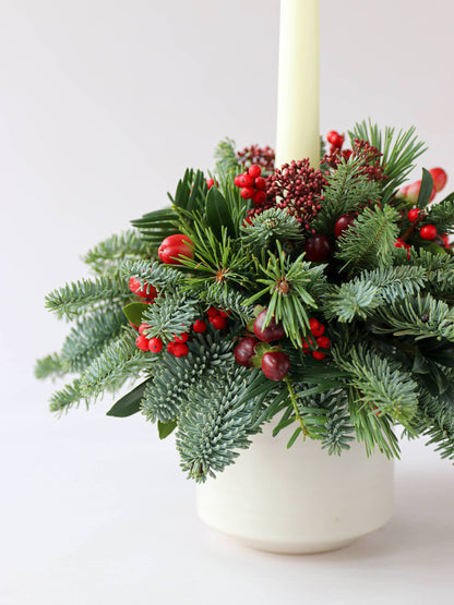 Christmas Candle Arrangement - 'Merry Berry'