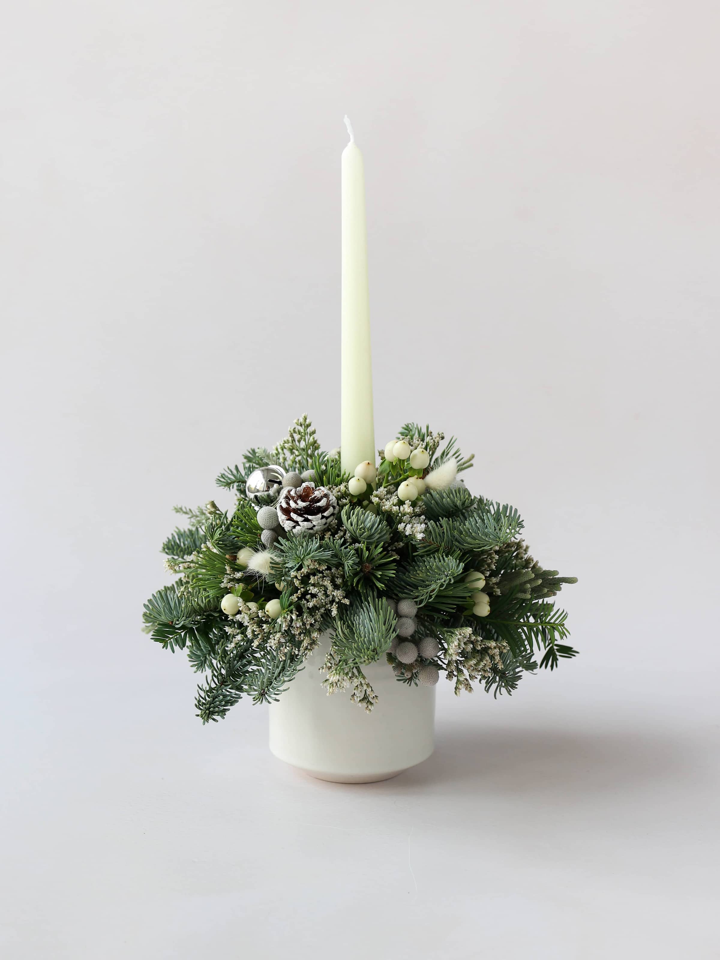 Christmas Candle Arrangement - 'Winter Wonderland'