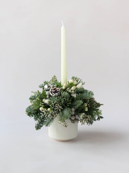 Christmas Candle Arrangement - 'Winter Wonderland'