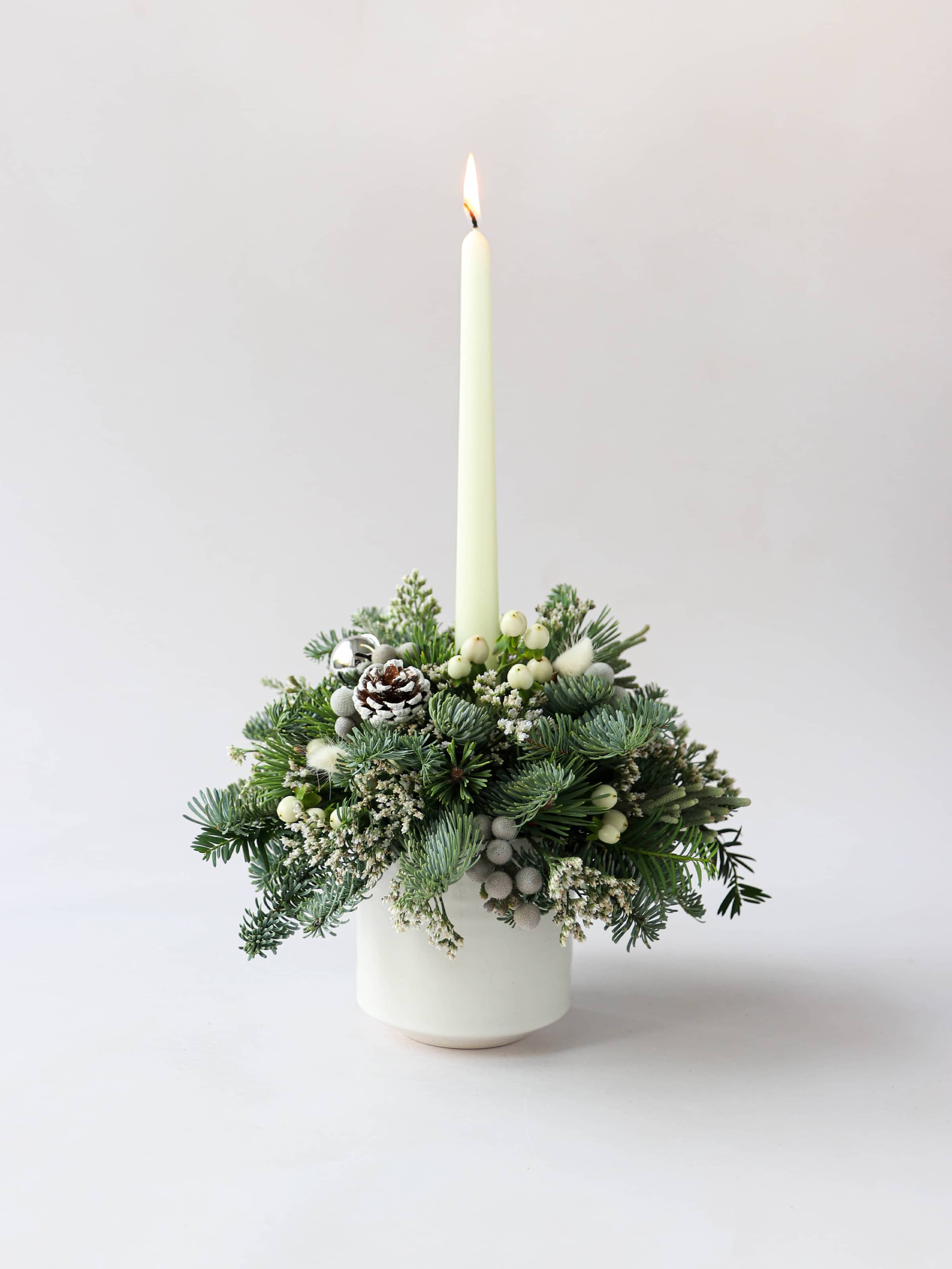 Christmas Candle Arrangement - 'Winter Wonderland'