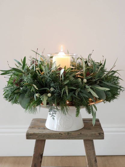 Christmas Wreath & Candle Centrepiece Workshop - Sun 6th December 2026