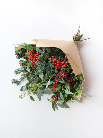 Merry Berry Wreath Foliage Mix