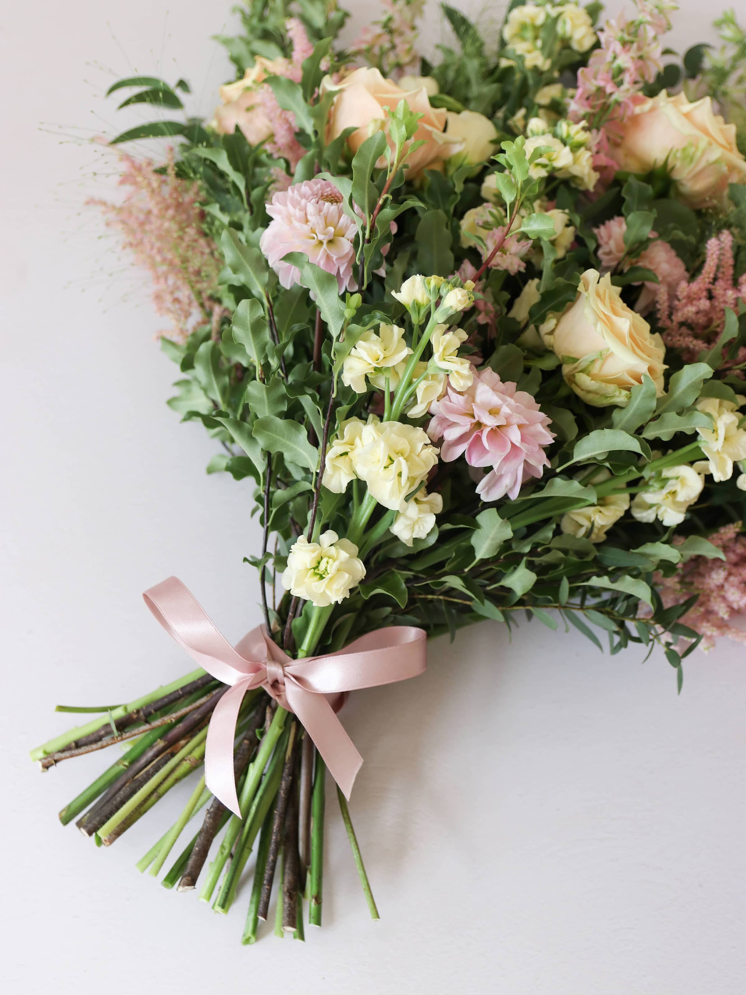 Pastel Tied Funeral Sheaf