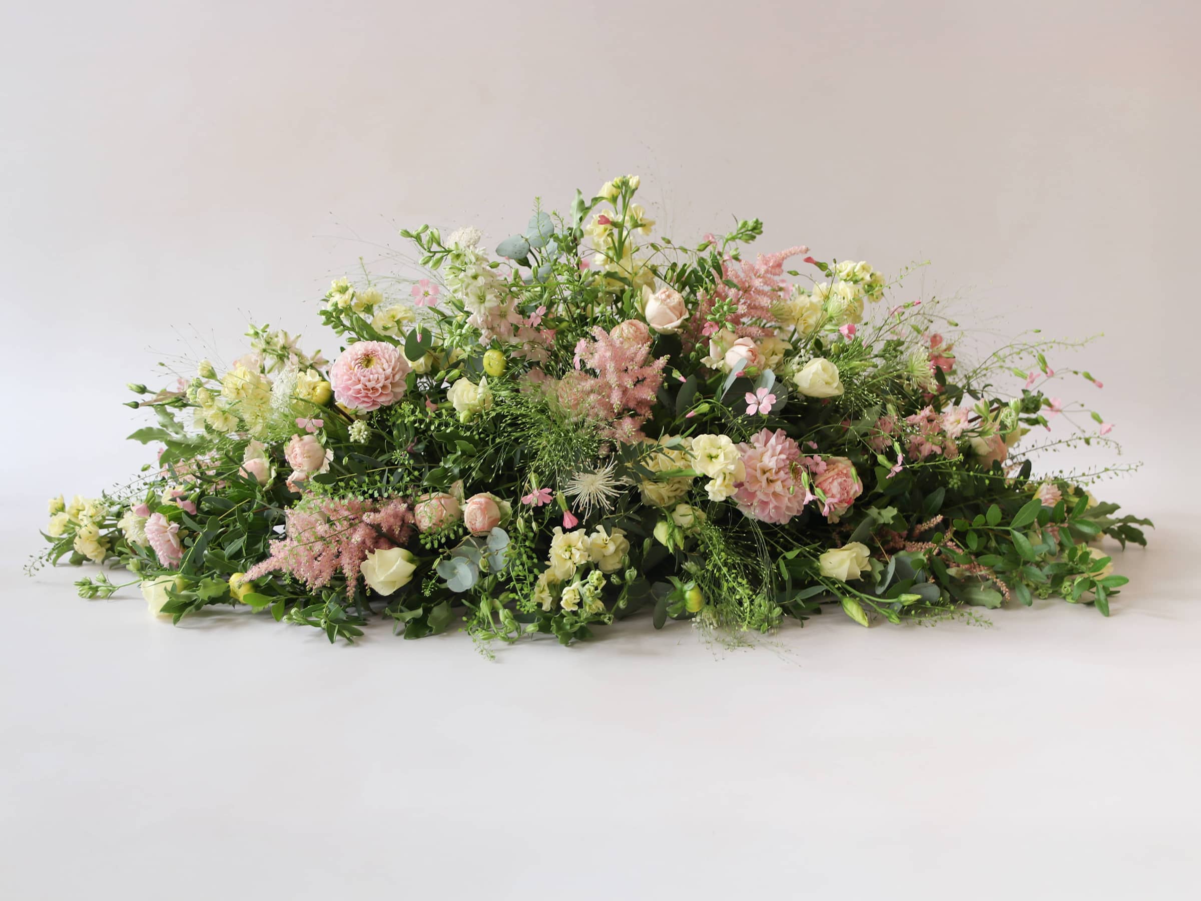 Pastel Double Ended Coffin Spray