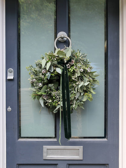 'Winter Wonderland' - Luxury Fresh Christmas Door Wreath