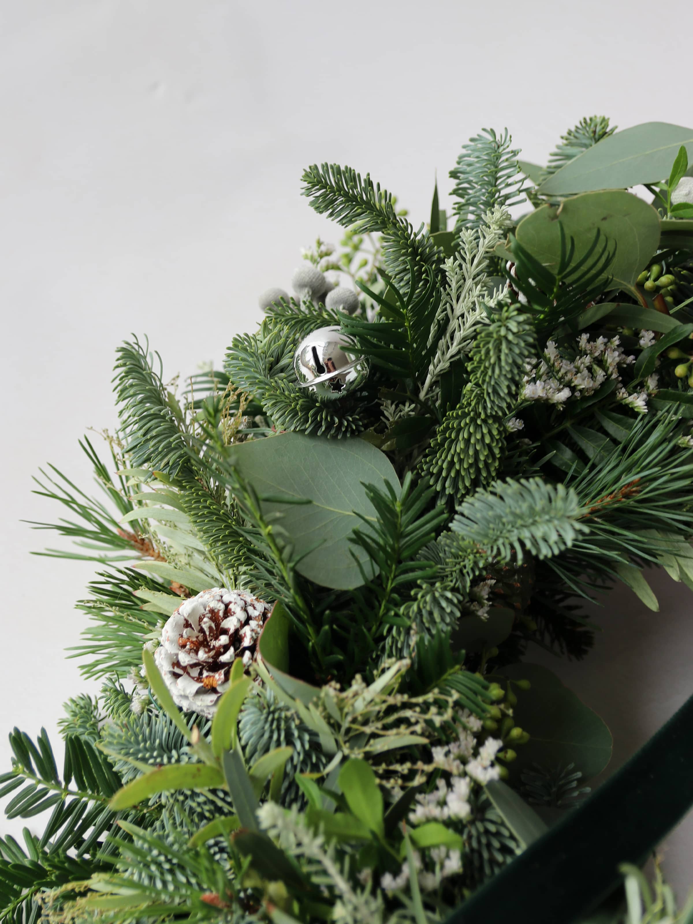 'Winter Wonderland' - Luxury Fresh Christmas Door Wreath