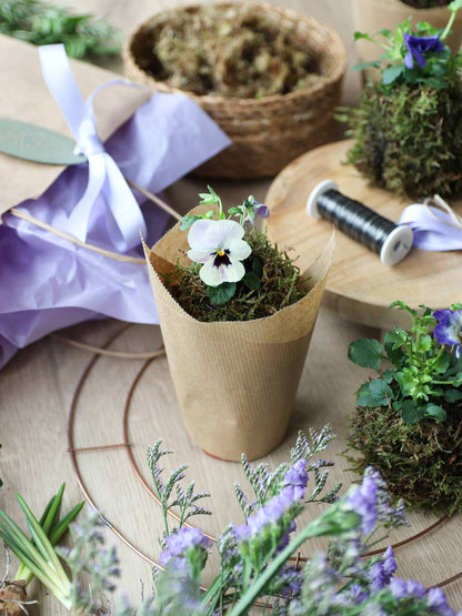 DIY Spring Easter Wreath Making Kit - Lilac