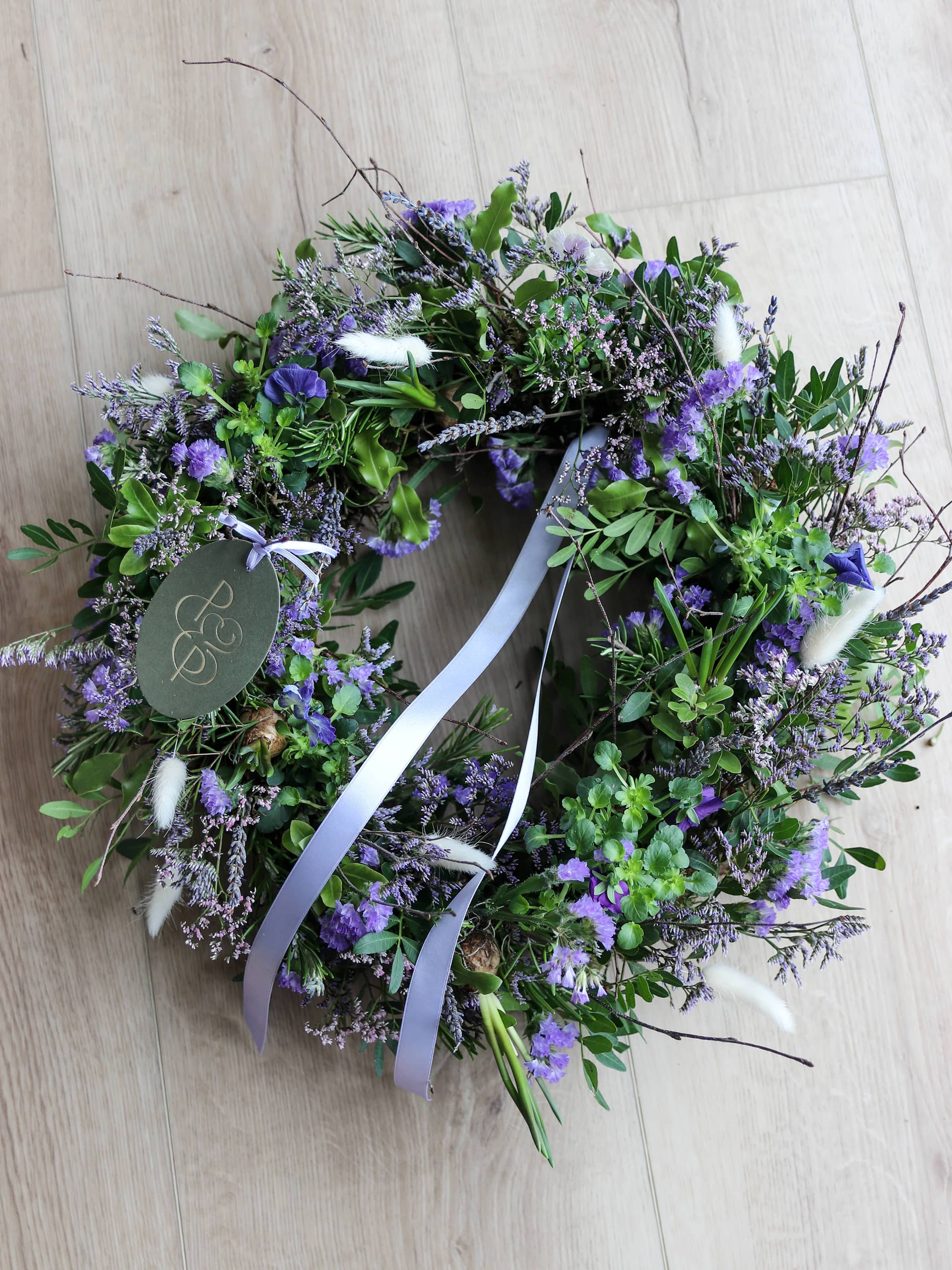 DIY Spring Easter Wreath Making Kit - Lilac