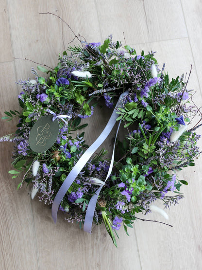 DIY Spring Easter Wreath Making Kit - Lilac