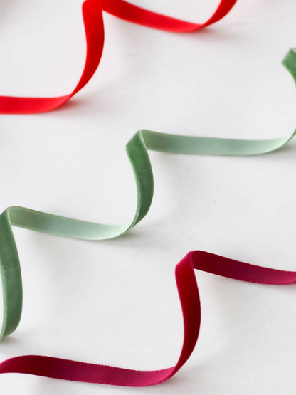 Thin Velvet Ribbon
