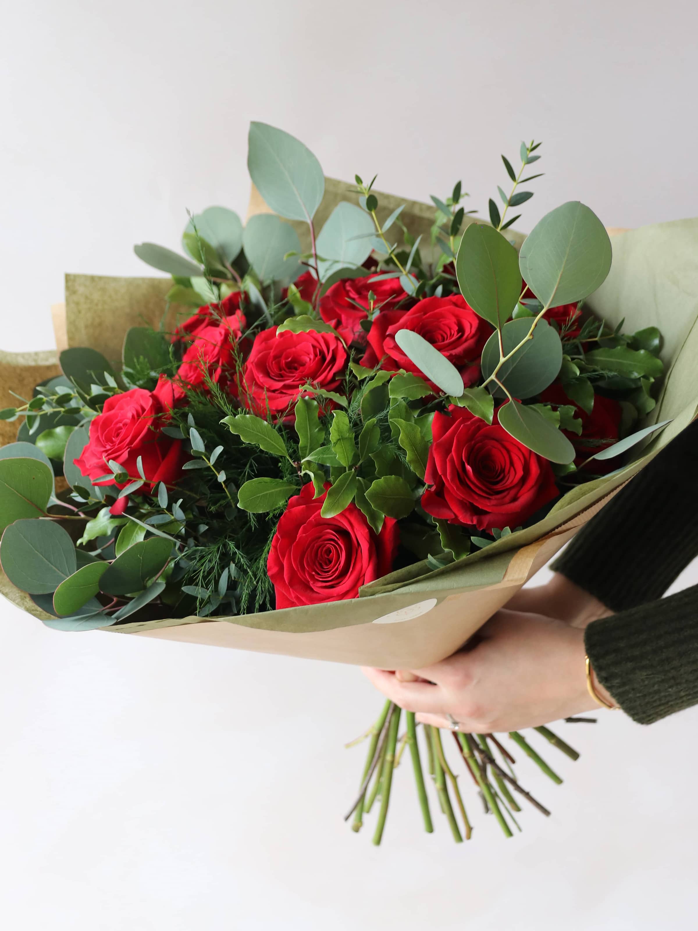 Valentine's Day Luxury Red Rose Bouquet