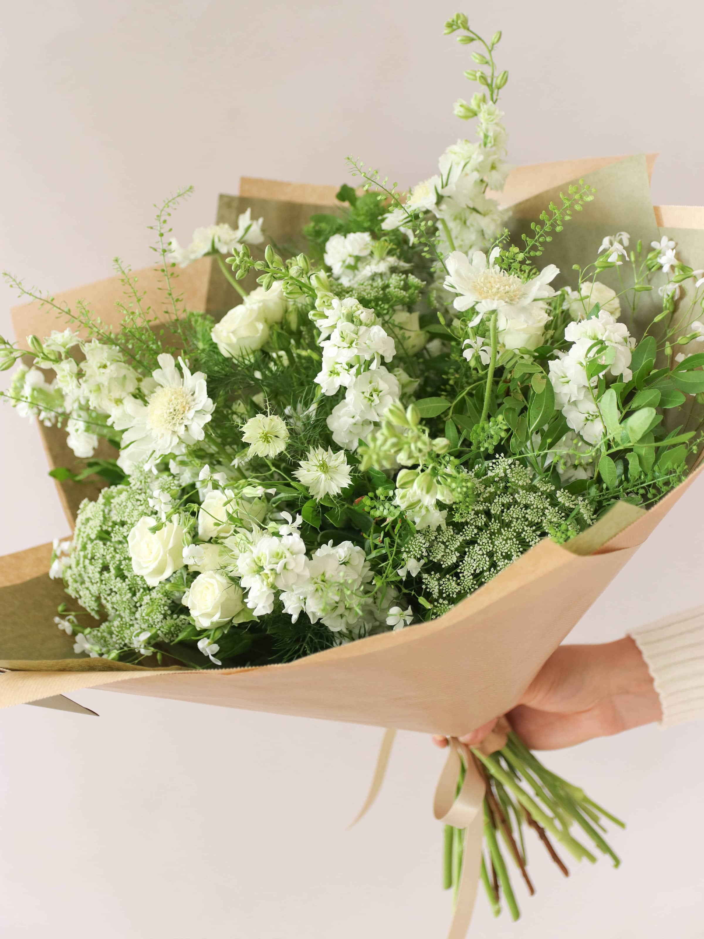 White & Green Luxury Bouquet