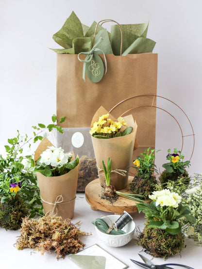 DIY Spring Easter Wreath Making Kit - Yellow